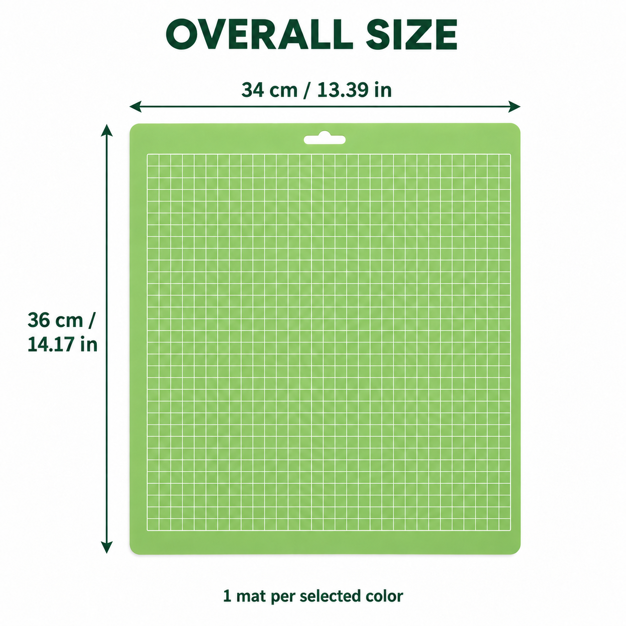Adhesive Cutting Mat – 34 × 36 cm / 13.39 × 14.17 in, 1 Piece — photo 4