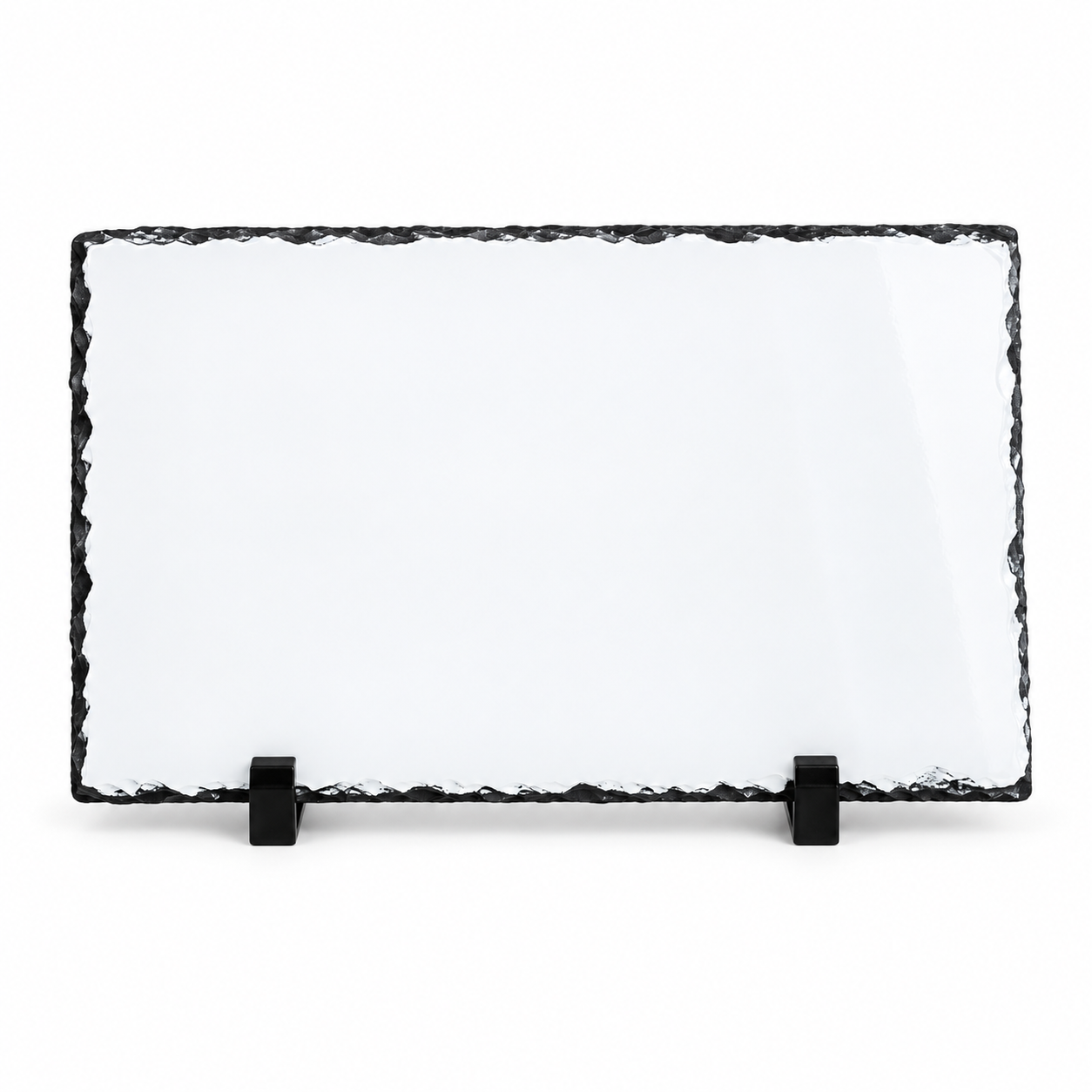 Blank Rectangular Sublimation Photo Slate with Display Stands – 4 Sizes