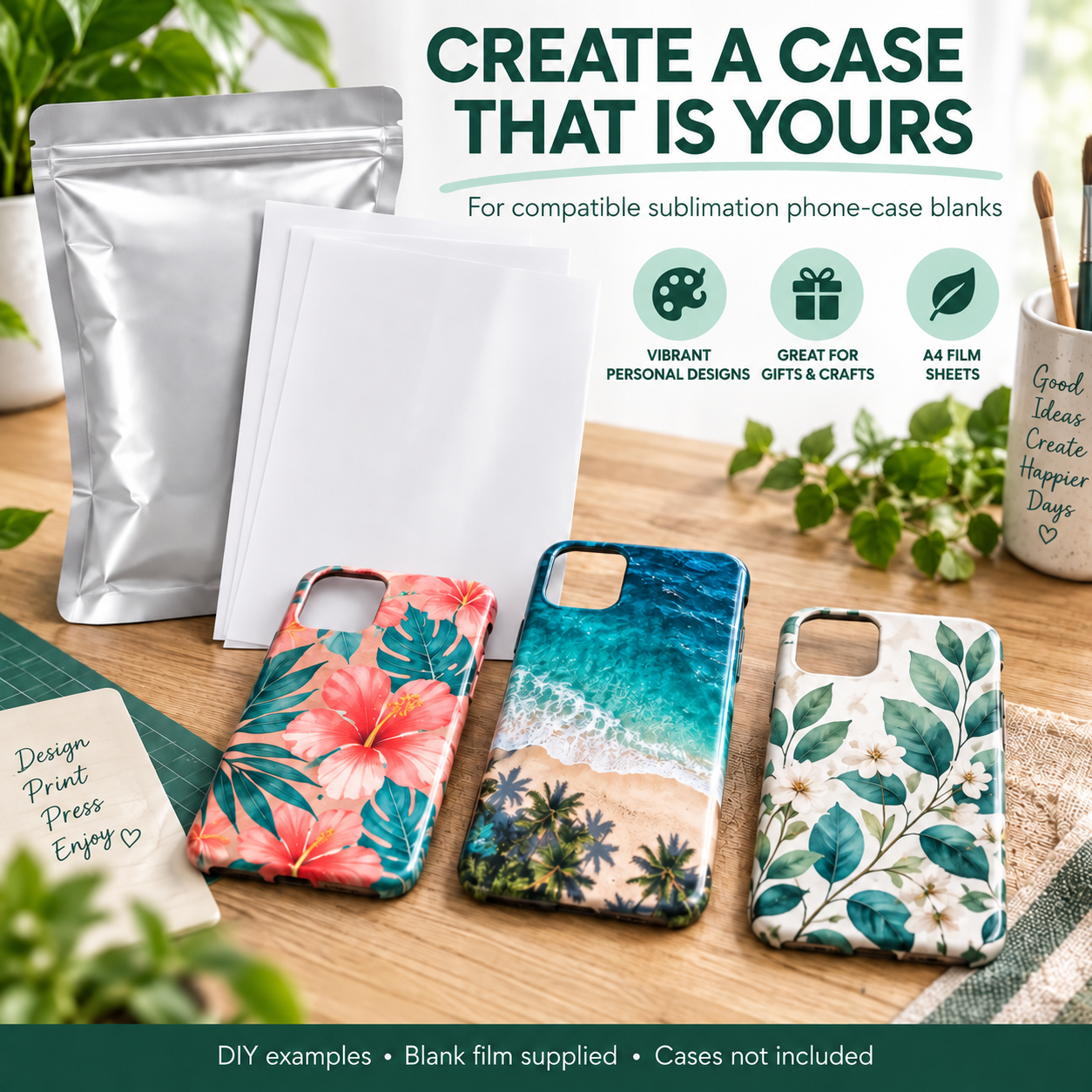 A4 Printable 3D Sublimation Transfer Film for Phone Cases — photo 6