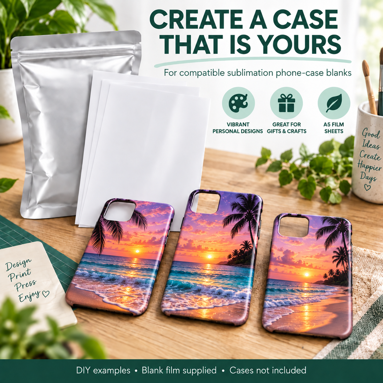 A5 Printable 3D Sublimation Transfer Film for Phone Cases — photo 6